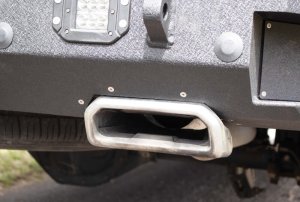 Chevrolet Silverado 1500 Rear Bumper - Fishbone Offroad - Rockfish - Black Texture - `19-`22